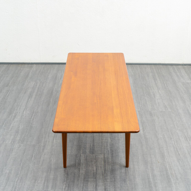 Vintage teak coffee table, Scandinavian style, 1960s