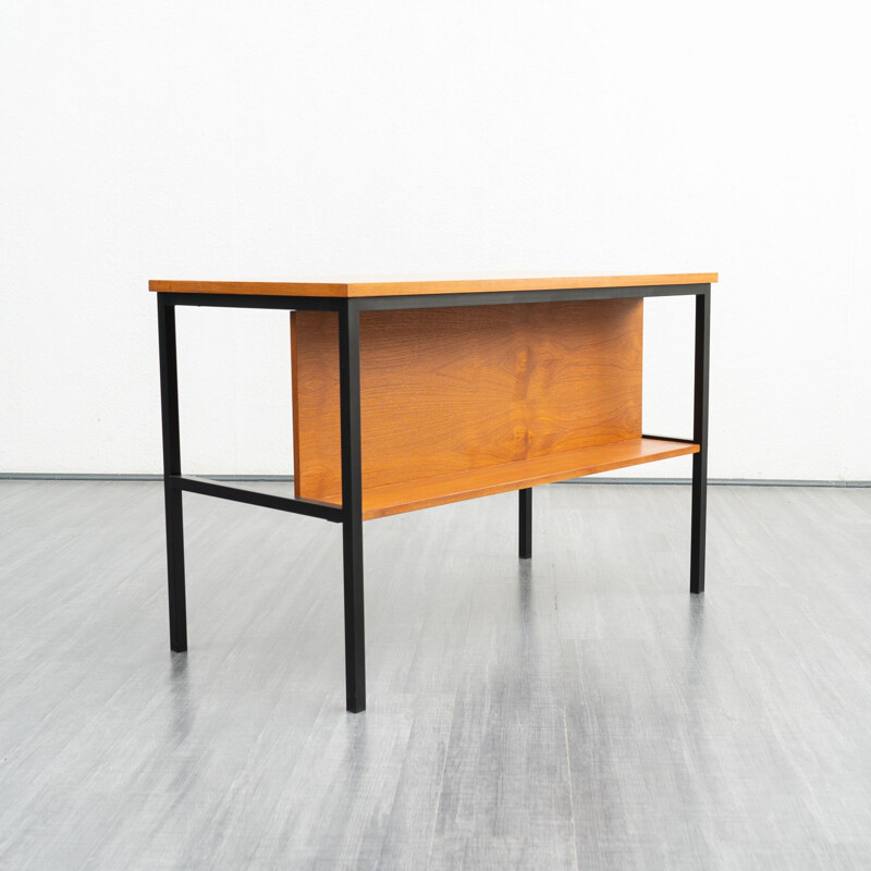 Mid-century teak desk minimalist design, 1960s