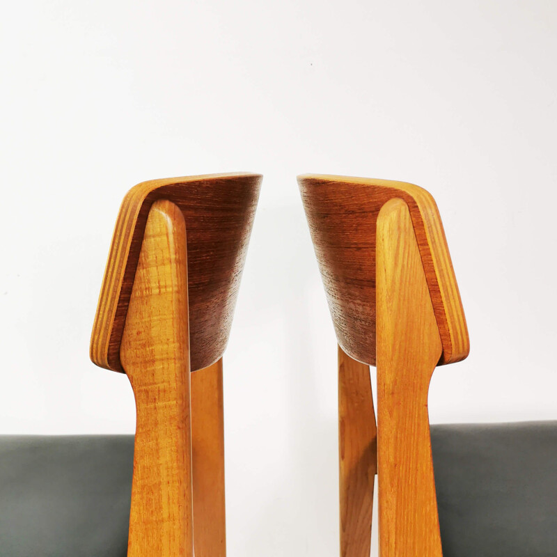 Set of 6 mid century chairs, Denmark 1960s