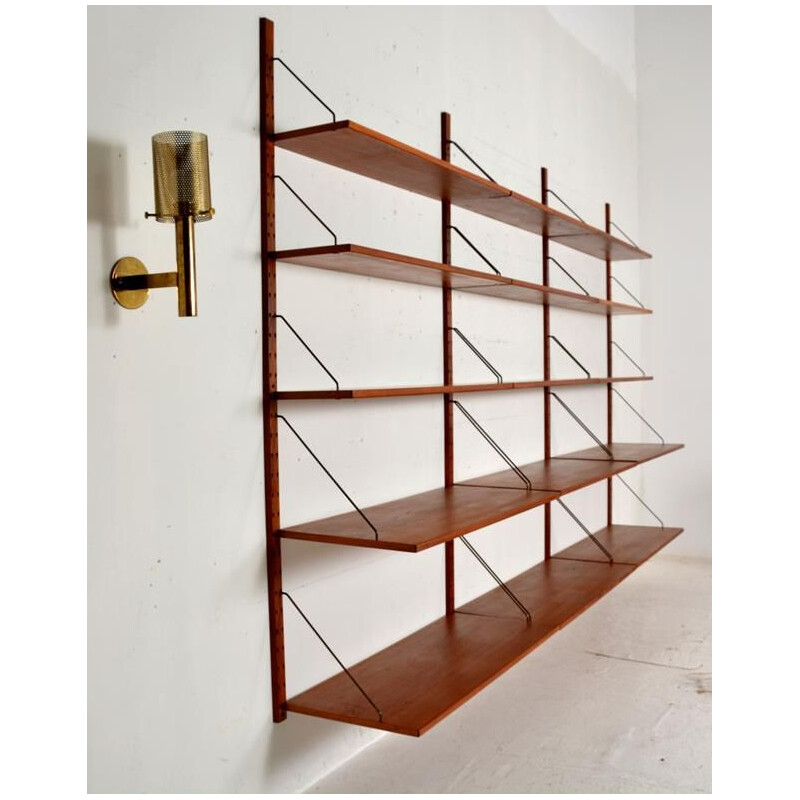 Vintage shelving system by Sven Ellekaer for Albert Hansen, Denmark 1960s