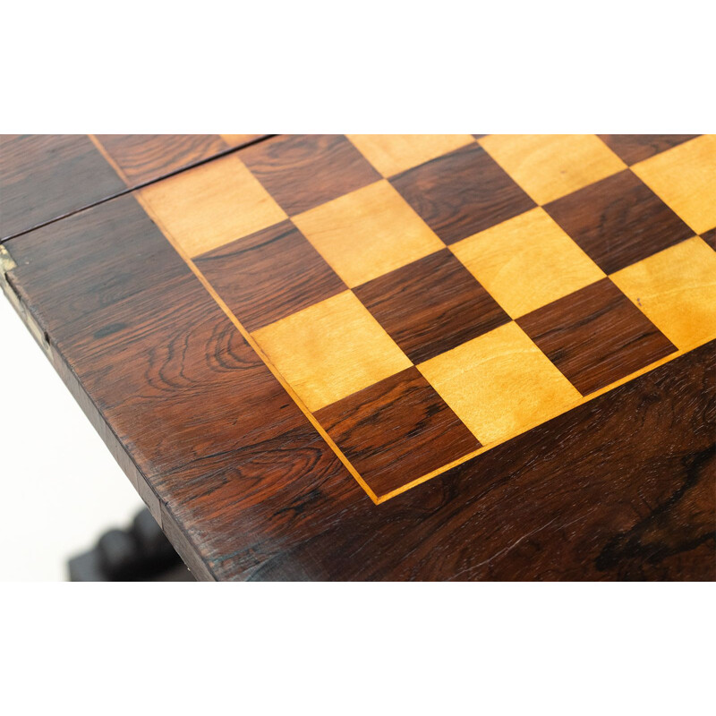 19th century victorian rosewood chess table