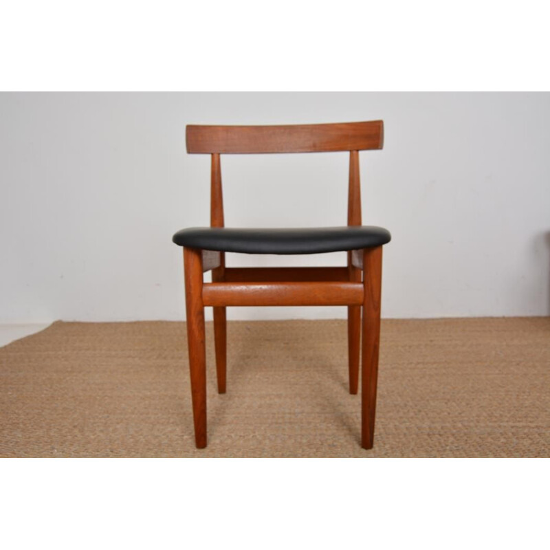 Set of 6 vintage Danish chairs by Hans Olsen for Frem Røjle, 1960s