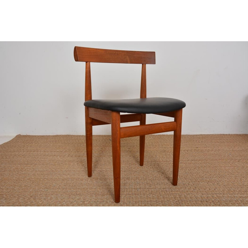 Set of 6 vintage Danish chairs by Hans Olsen for Frem Røjle, 1960s