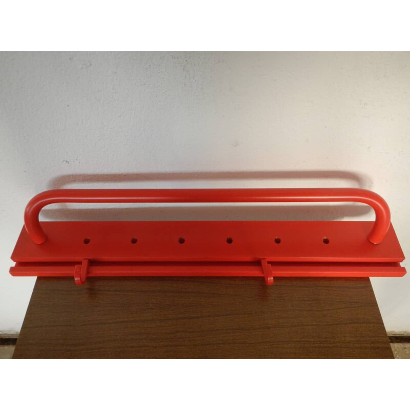 Vintage coat rack with shelves by Kartell