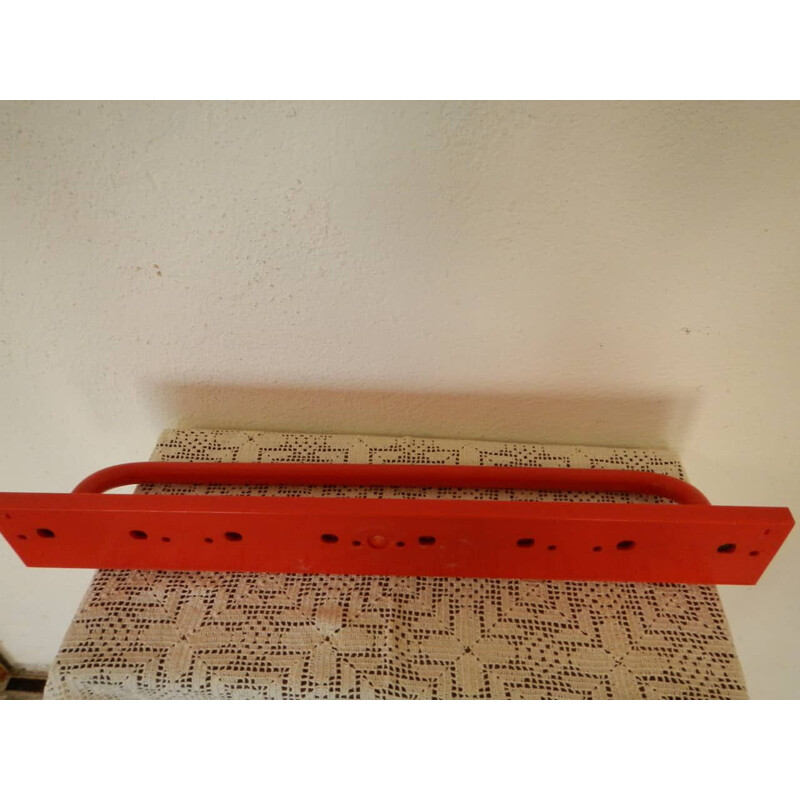 Vintage coat rack with shelves by Kartell