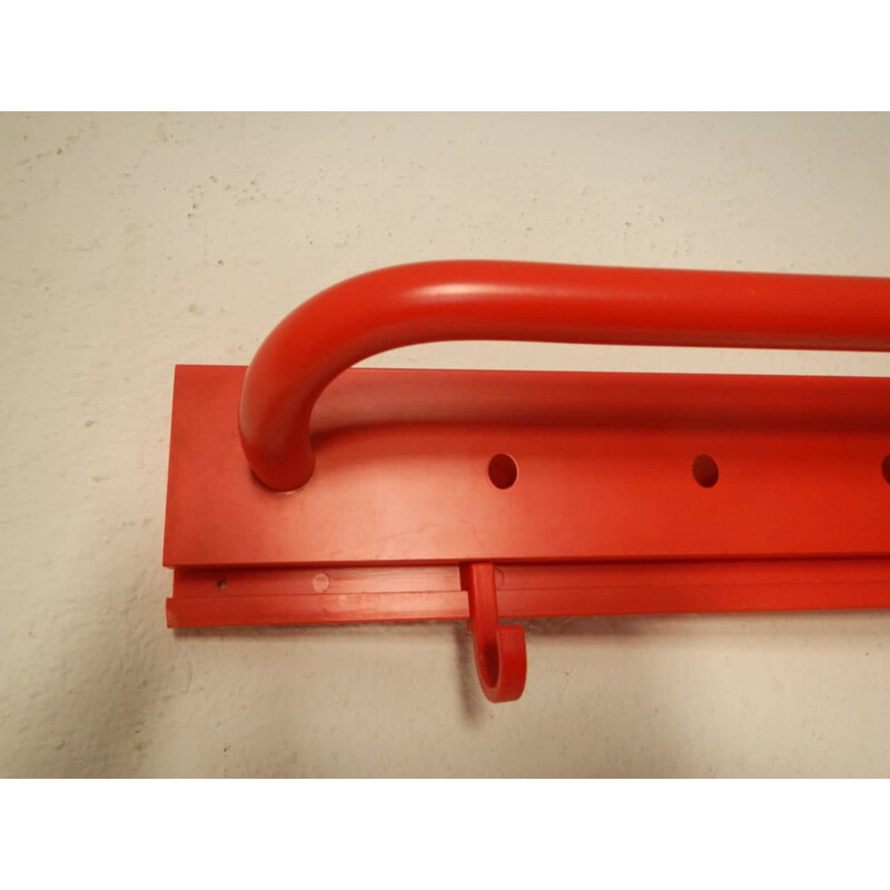 Vintage coat rack with shelves by Kartell