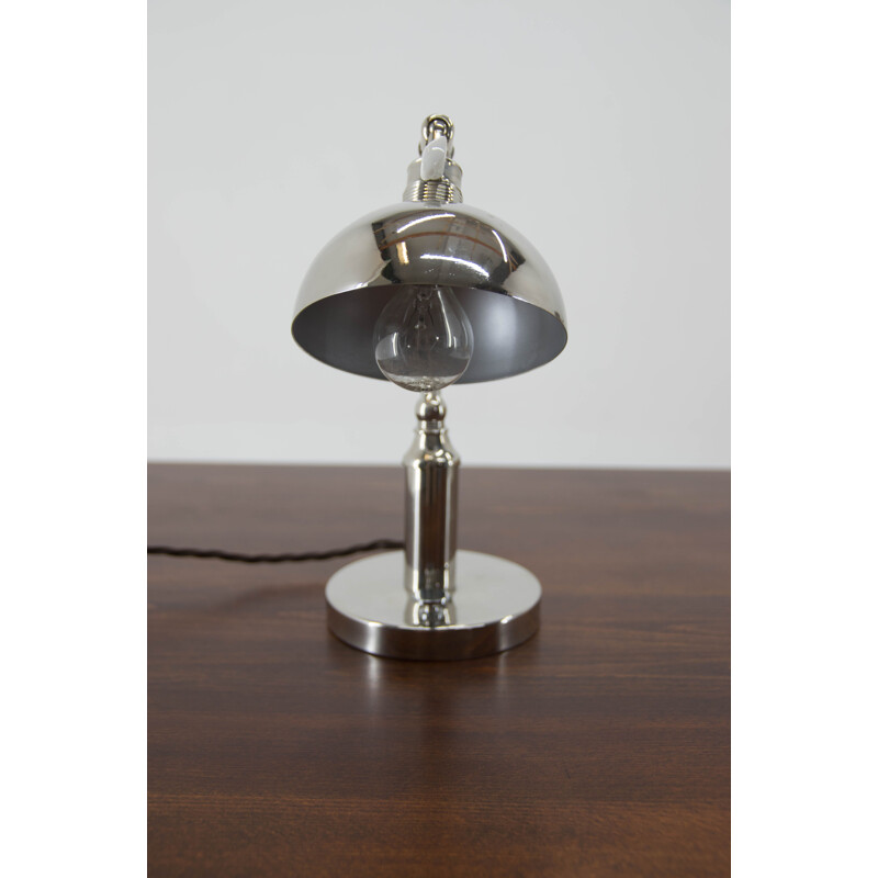 Lámpara de mesa regulable vintage, 1920
