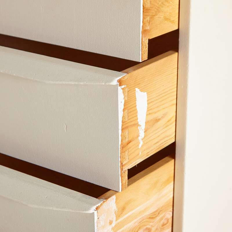 Vintage white chest of drawers, Denmark