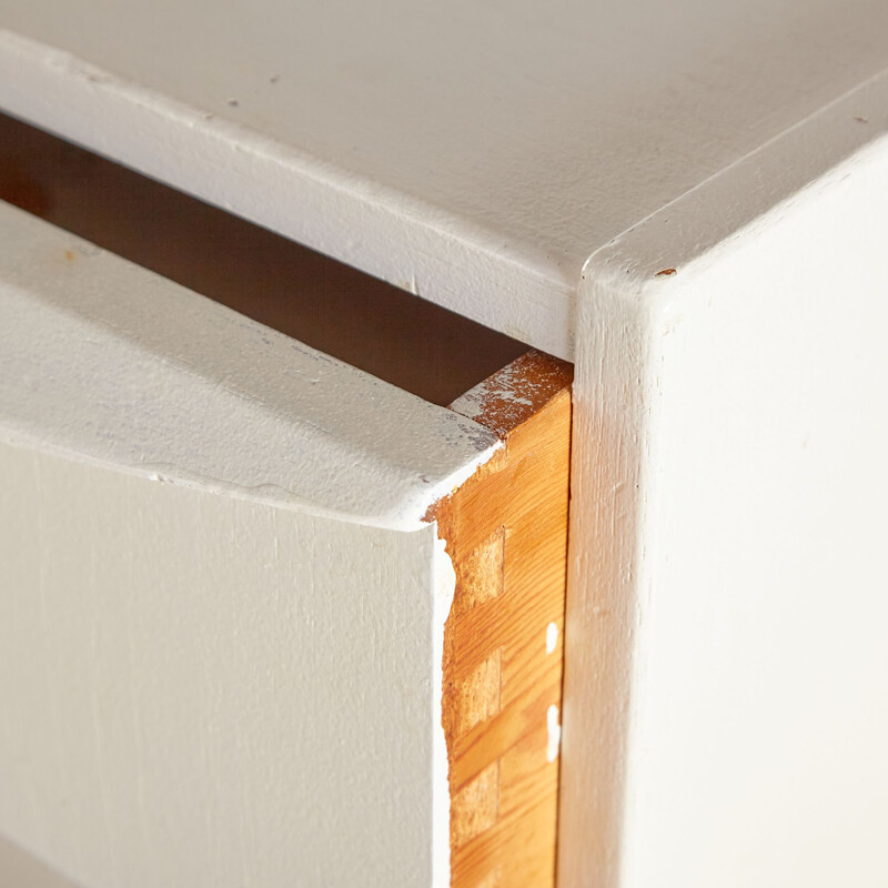 Vintage white chest of drawers, Denmark