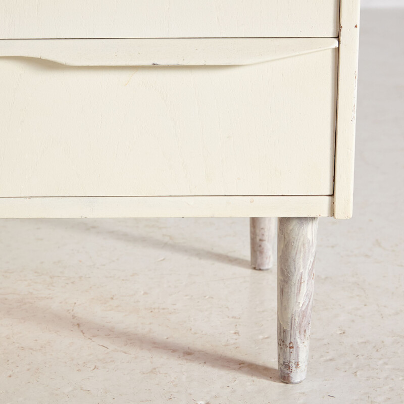 Commode vintage blanche, Danemark