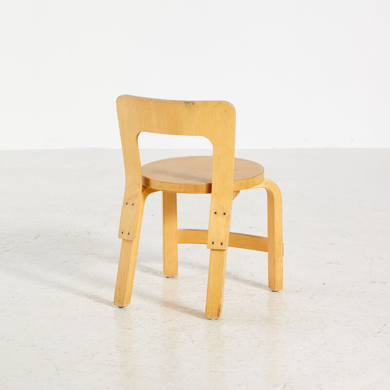 Vintage N65 children's chair by Alvar Aalto