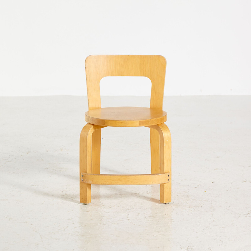 Vintage N65 children's chair by Alvar Aalto