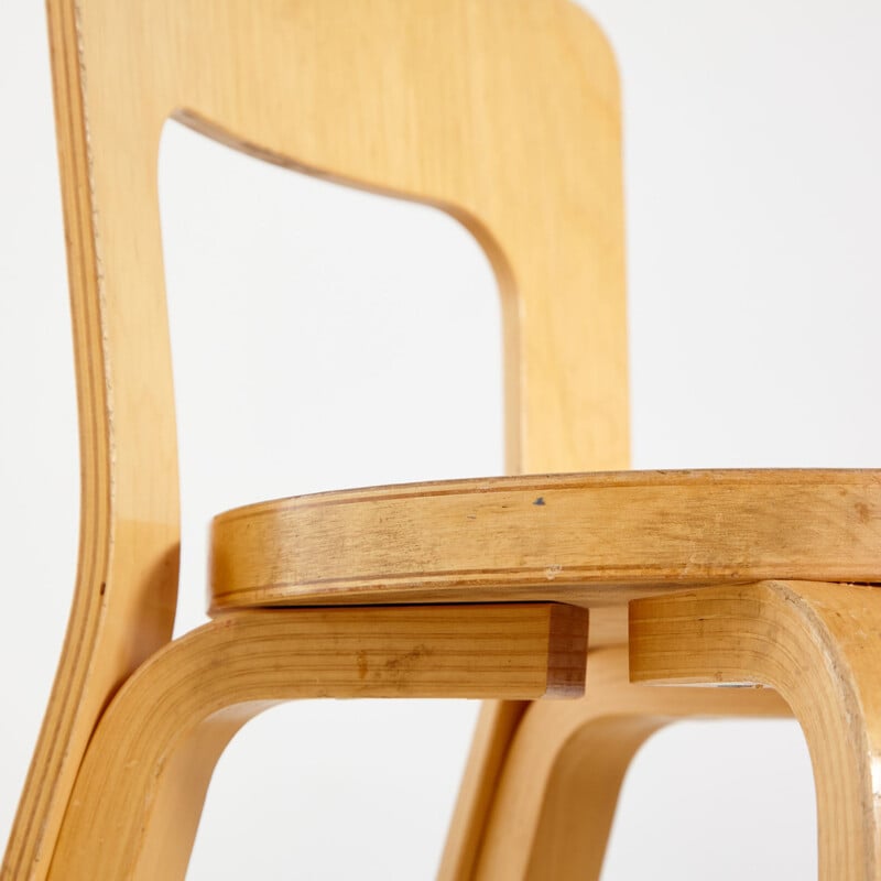 Vintage N65 children's chair by Alvar Aalto