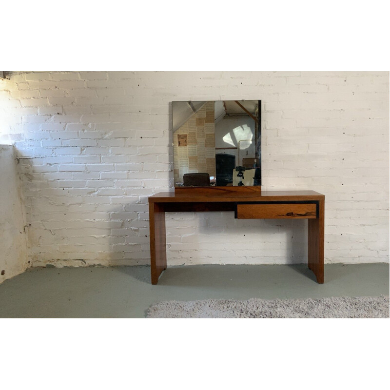 Vintage rosewood dressing table, French 1930