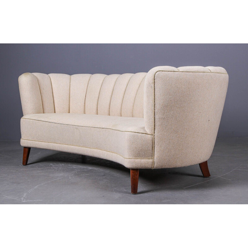 Vintage woolen sofa, Danish 1940