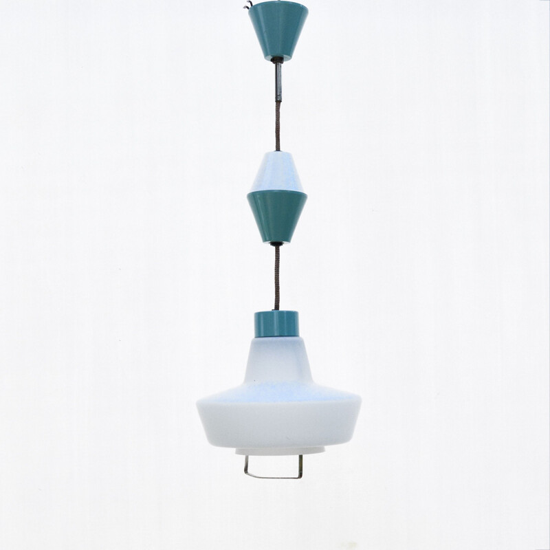 Vintage pendant lamp by Kamenický Šenov for Lustra, Czechoslovakia 1950