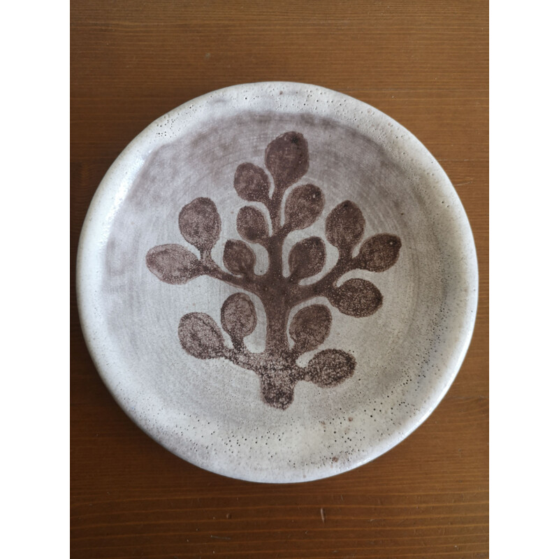 Scandinavian vintage ceramic plate