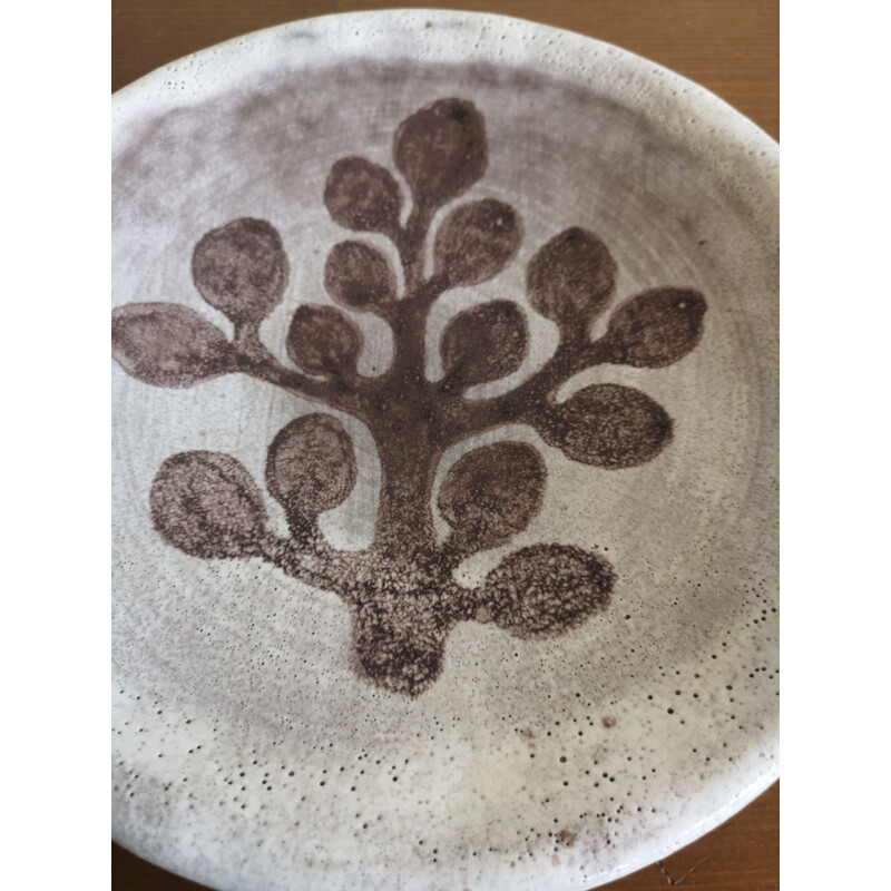 Scandinavian vintage ceramic plate