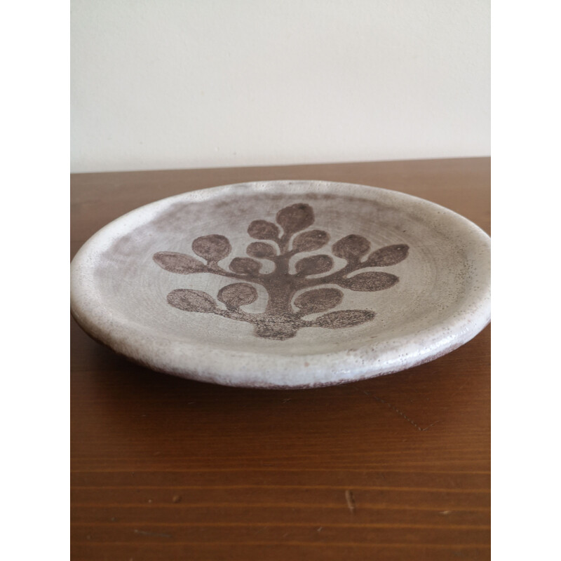 Scandinavian vintage ceramic plate