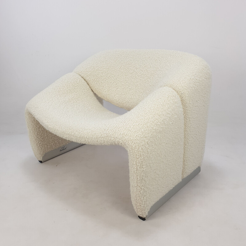 Miid century F598 armchair by Pierre Paulin for Artifort Groovy, 1980s