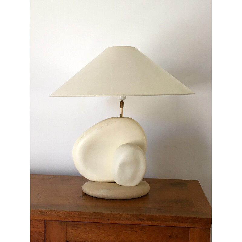 Mid century ceramic lamp by François Chatain, 1990s