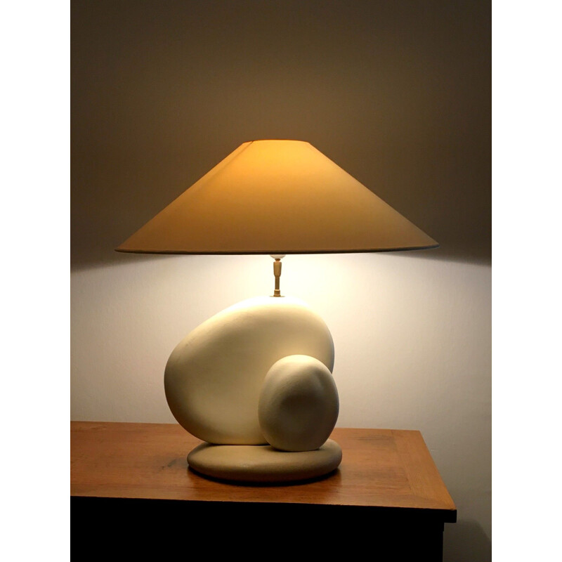 Lampe vintage en céramique de François Chatain, 1990