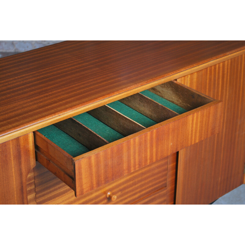 British mid century teak sideboard by C.W.S Ltd, 1960s