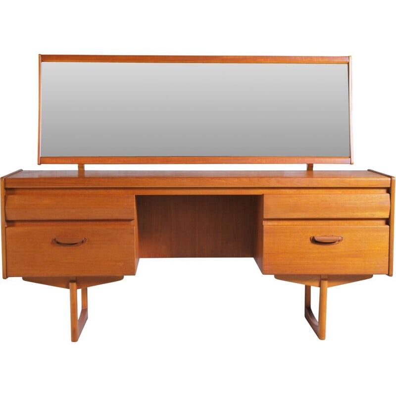 Vintage teak dressing table by William Lawrence for Nottingham, England 1960