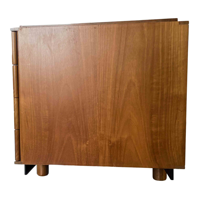 Vintage Ovunque walnut sideboard  by Gianfranco Frattini for Bernini, Italy 1963