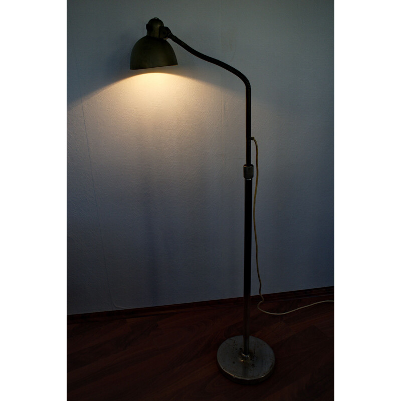 Industrial floor lamp by Christian Dell for Kaiser Leuchten, Germany 1950s