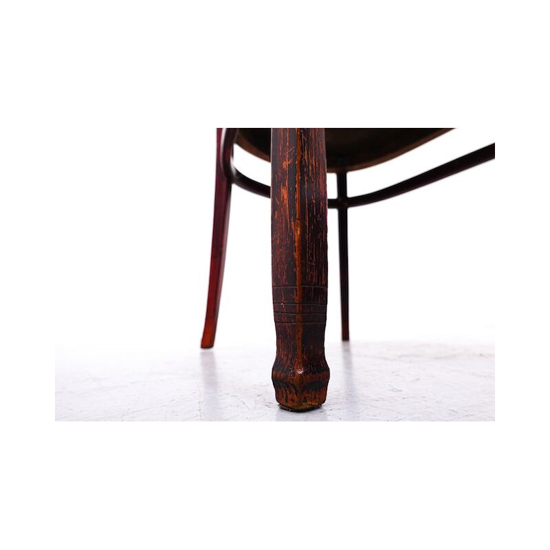 Fauteuil vintage en bois courbé par Otto Wagner pour J & J Kohn