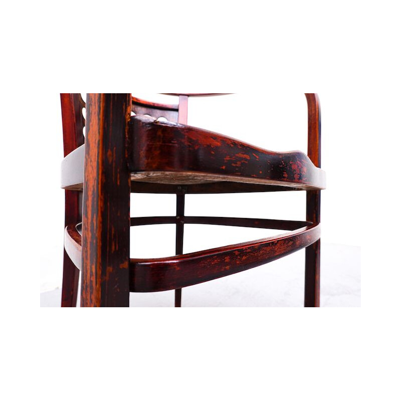 Poltrona Vintage bentwood por Otto Wagner para J