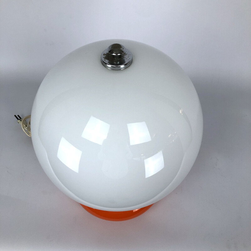 Vintage-Tischlampe aus farbigem Muranoglas von Mazzega, Italien 1970