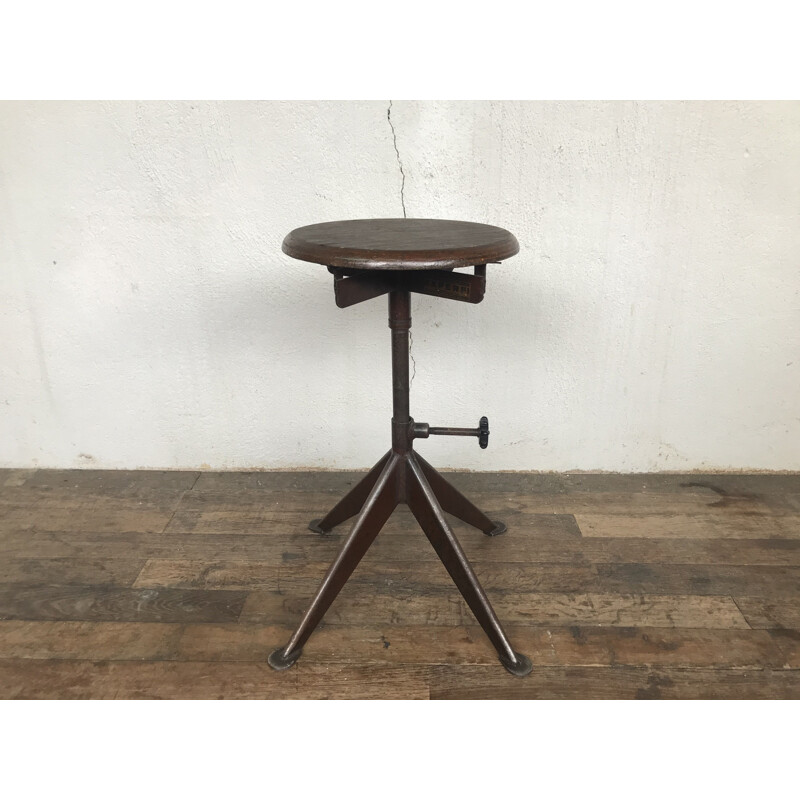 Industrial stool by Jean Prouvé, 1950