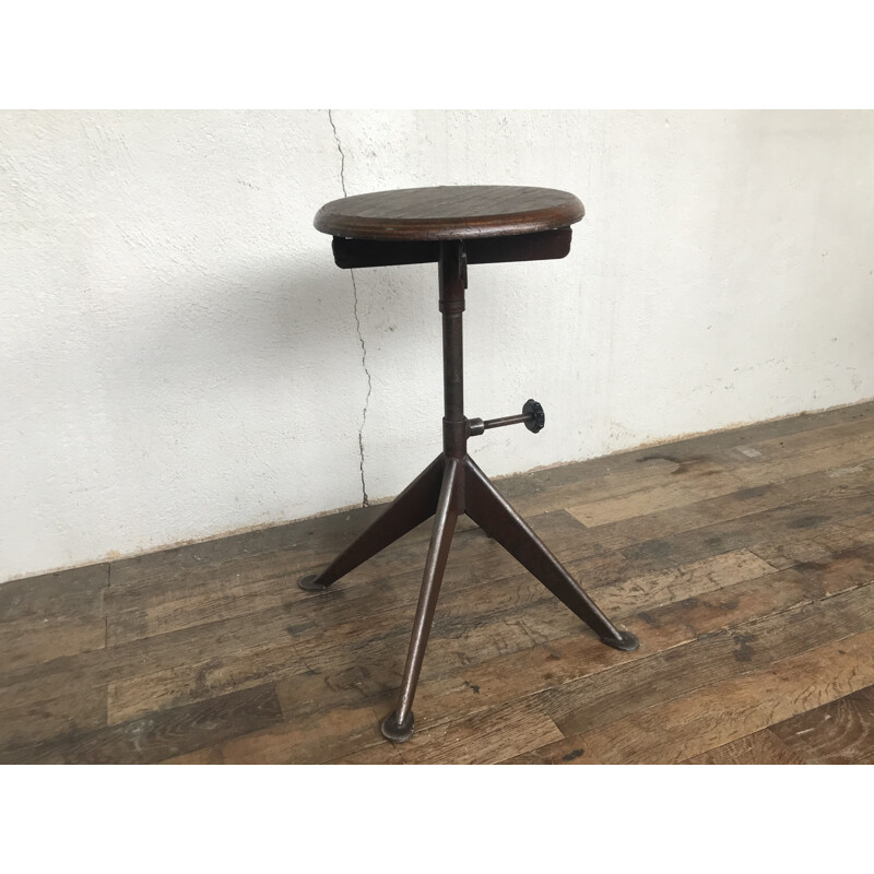 Industrial stool by Jean Prouvé, 1950