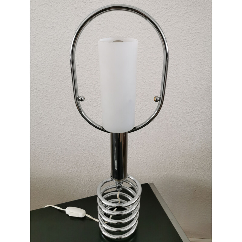 Vintage spring "micro" lamp, 1970