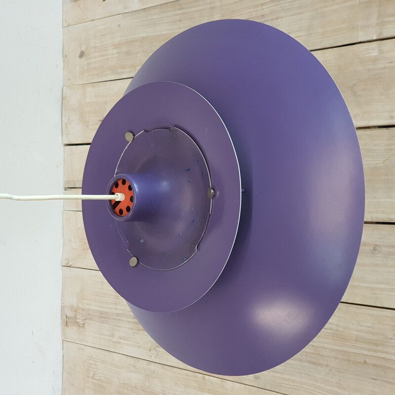 Danish vintage purple PH5 pendant lamp by Poul Henningsen for Louis Poulsen, 1958