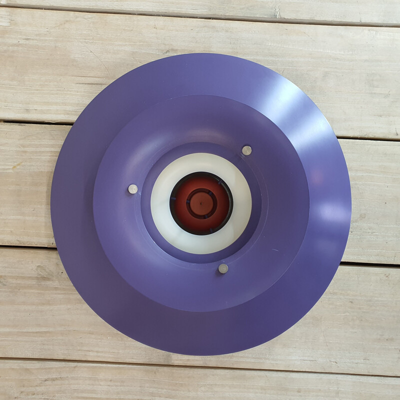 Danish vintage purple PH5 pendant lamp by Poul Henningsen for Louis Poulsen, 1958