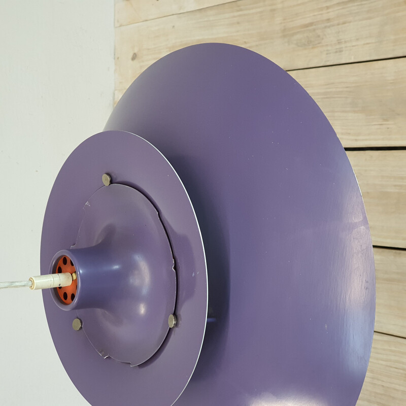 Vintage purple PH5 pendant lamp by Poul Henningsen for Louis Poulsen, Denmark 1958