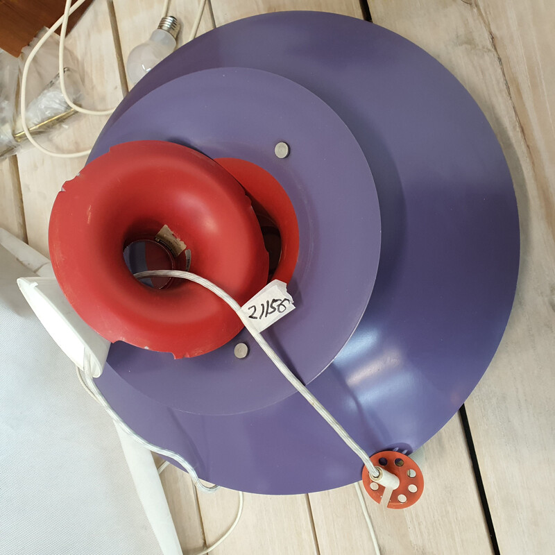 Suspension vintage PH5 violette de Poul Henningsen pour Louis Poulsen, Danemark 1958