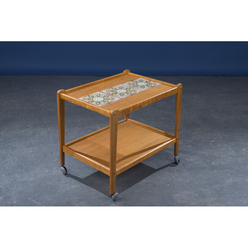 Mid-century Danish teak serving trolley, 1960s