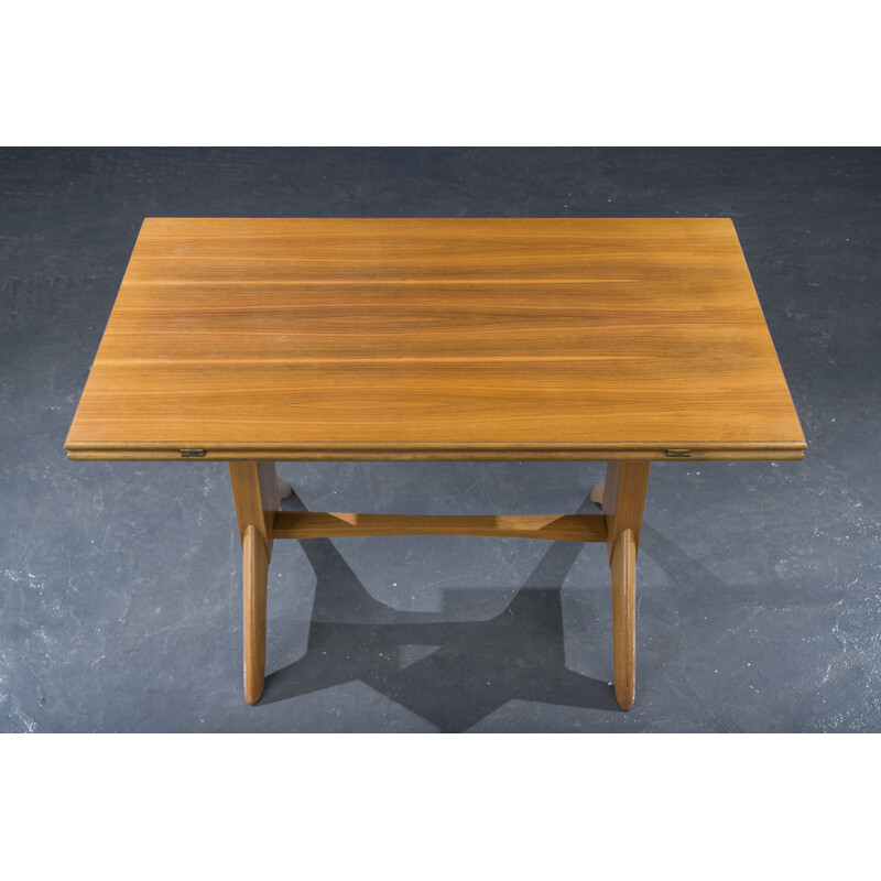 Table basse vintage allemande en teck de Wilhelm Renz, 1960