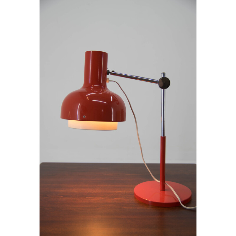 Vintage verstelbare tafellamp van Josef Hurka voor Napako, 1970