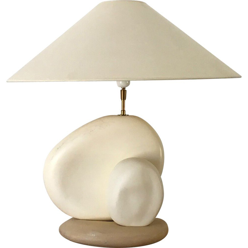 Mid century ceramic lamp by François Chatain, 1990s