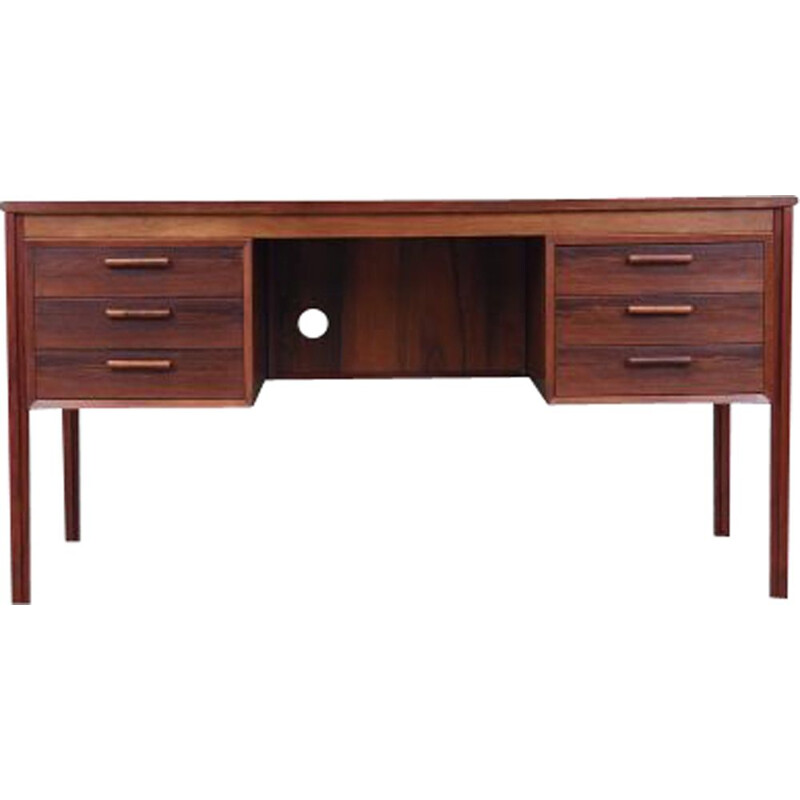 Mid century rosewood desk, Denmark 1970s