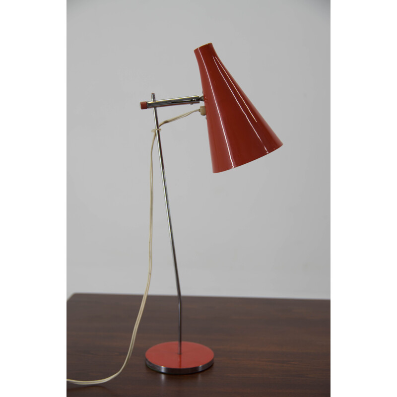 Lámpara de mesa vintage de Josef Hurka para Napako, 1960