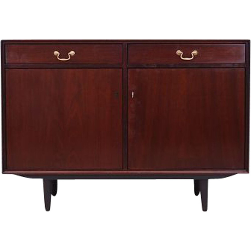 Mahogany vintage highboard, Denmark 1960s