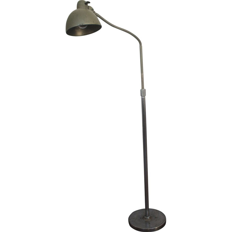 Industrial floor lamp by Christian Dell for Kaiser Leuchten, Germany 1950s