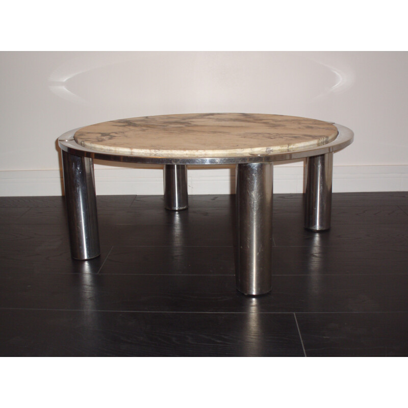 Table basse Italienne ronde - années 70