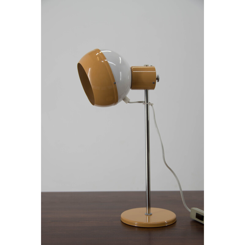 Vintage magnetic adjustable table lamp by Drukov, 1970